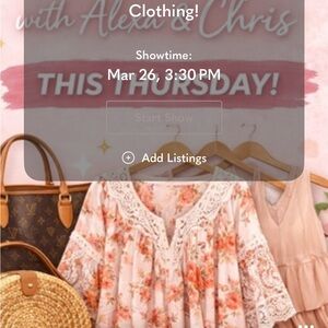 Alexa and I are having a show!! Come see us on Thursday March 26!!!